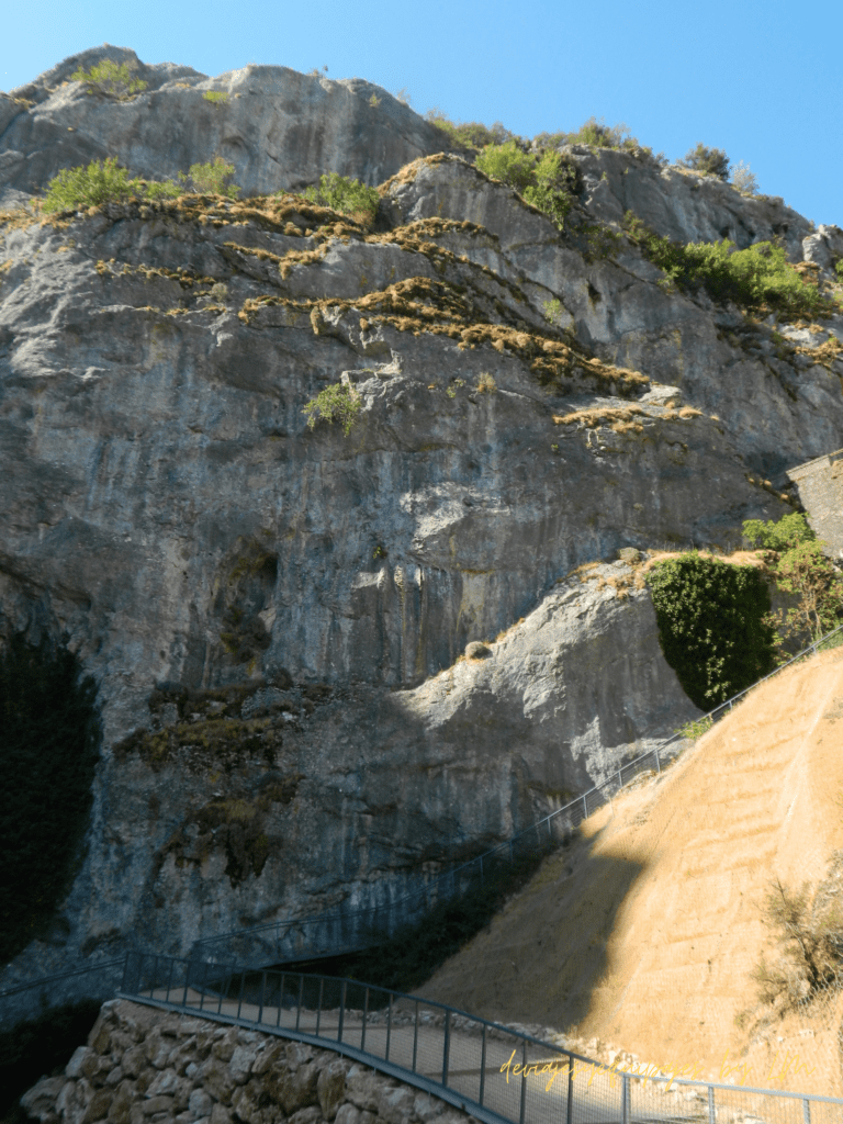 fin de la ruta del desfiladero