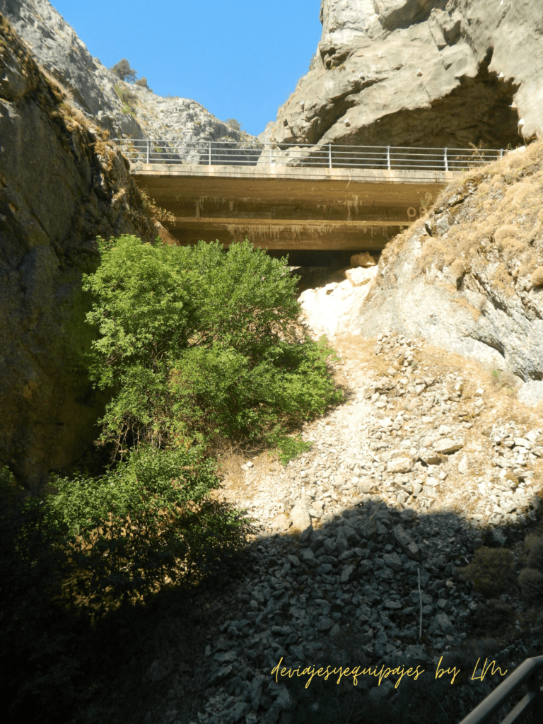 carretera desfiladero de yecla